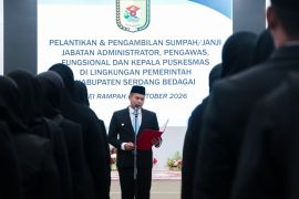 Lantik 68 ASN, Wabup Adlin Tambunan ingatkan amanah dan kinerja