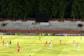 Persipura bungkam De Red di stadion Gelora 10 November
