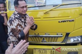 Mendagri lepas 125 truk Program Gentengisasi Presiden Prabowo