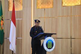 Brimob Polda Sumut bekali mahasiswa di Medan nilai kepemimpinan