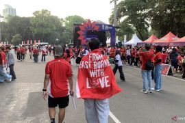 3 jam sebelum Indonesia vs Thailand, kawasan SUGBK "memerah"
