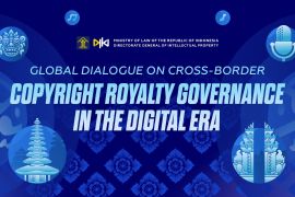 Indonesia gelar Dialog Global Bahas Tata Kelola Royalti Hak Cipta Lintas Negara