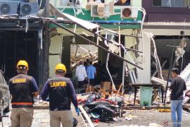 Polisi: Ledakan di San Antonio Surabaya diduga akibat kebocoran gas
