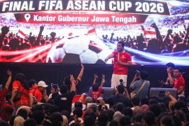 Indonesia juara FIFA ASEAN Cup, euforia ribuan warga pecah di halaman Gubernuran Jateng