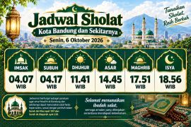 Jadwal Sholat di Bandung Hari Ini, Selasa 6 Oktober 2026