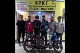 Tim URC Polsek Taman Sari tangkap pelaku curanmor di Pangkalpinang