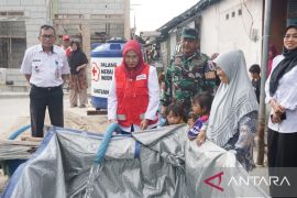 PMI Belitung salurkan 1,23 juta liter air bersih atasi kekeringan