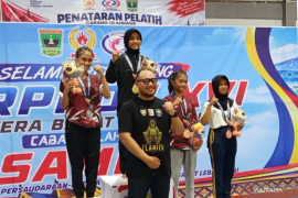 Perjuangan tak kenal lelah, Padang Panjang sudah koleksi 26 medali di Porprov XVI