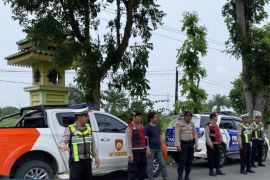 Satlantas Polres Langkat gelar patroli rutin UKL, jaga Kamseltibcarlantas dan Kamtibmas