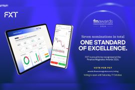 FXT Named a Finance Magnates Awards 2026 Official Nominee including Broker of the Year, Most Innovative Broker, Most Trusted Broker and Best Overall Broker.