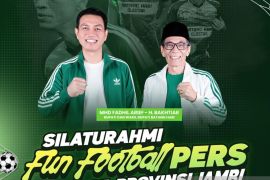 10 tim kabupaten kota siap ramaikan fun football pers di Batang Hari