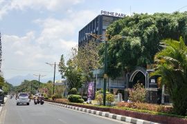 Ribuan lampu PJU menyala selama MotoGP