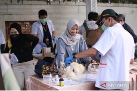 Karantina Kalsel vaksinasi rabies gratis bagi hewan peliharaan warga
