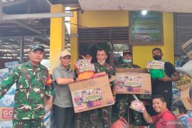 Kodim 0432/Basel-Korem 045/Gaya bantu warga terdampak kebakaran Serdang