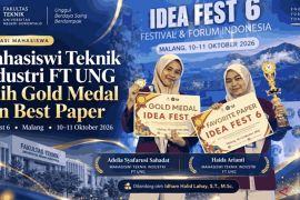 Mahasiswa UNG raih "gold medal" dan "best paper" ajang Idea Fest 6 UMM