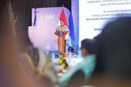Menkum di Forum Jurnalis ASEAN: Teknologi Berkembang, Nilai Karya Jurnalistik Harus Terlindungi