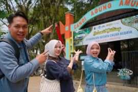 OTW AKSEL Bank Kalsel, menelusuri jejak sejarah banua di Candi Agung Amuntai