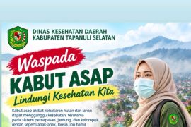 Dinkes Tapsel imbau warga waspadai dampak kabut asap
