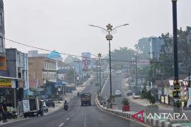 Pulau Belitung kembali dapat kiriman asap dari Kalimantan