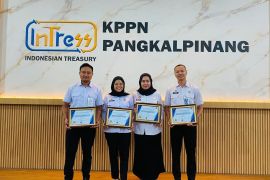 Kanwil Kemenkum Babel raih empat penghargaan IKPA Sempurna