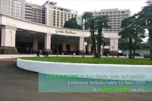 Flash - Suasana pengamanan di sekitar venue debat ke-5