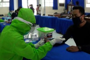Rentan tertular,  jurnalis Malang jalani rapid test