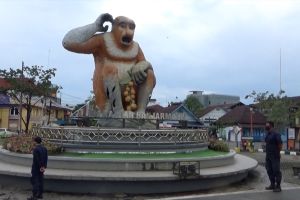 Siring Menara Pandang di Kota Banjarmasin belum dibuka