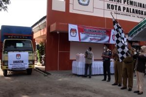 KPU Kota Palangka Raya distribusikan logistik Pilkada ke 622 TPS