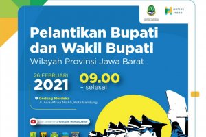 Lima pasangan kepala daerah terpilih di Jabar dilantik besok