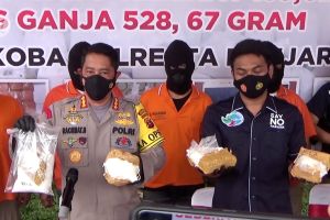 Polresta Banjarmasin gagalkan peredaran 135 kilogram sabu