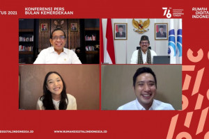 Rayakan HUT Kemerdekaan RI ke-76 di Rumah Digital Indonesia