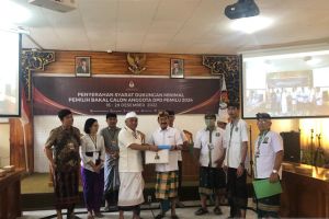 KPU Bali perdana terima persyaratan dukungan bakal calon DPD 2024
