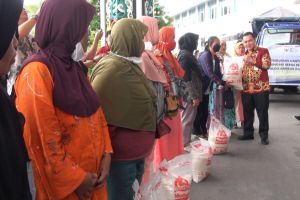 Bantuan pangan beras di Kalimantan Tengah mulai disalurkan