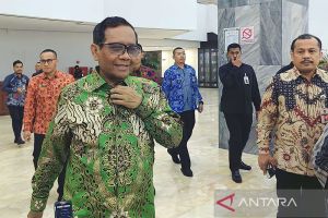 Mahfud sebut sempat berbincang soal kenegaraan dengan Megawati