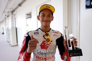 Veda Ega Pratama rebut lagi podium satu di Asia Talent Cup
