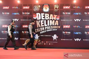 Polisi sterilisasi lokasi debat kelima capres-cawapres