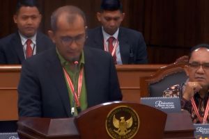 Eddy Hiariej sebut permohonan AMIN dan Ganjar-Mahfud bukan wewenang MK