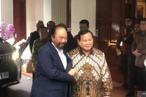 Surya Paloh bertemu Prabowo di Kartanegara