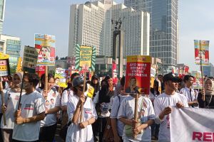 Relawan dari 3 paslon capres sepakat rekonsiliasi dan kawal pemerintah