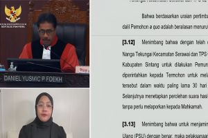 MK perintahkan PSU 2 TPS di Sintang karena ada pemilih fiktif