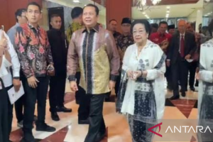 Megawati hadiri Silaturahmi Kebangsaan dengan pimpinan MPR RI