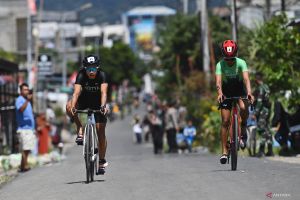 Perak estafet beregu putri Indonesia buka hari kedua triatlon