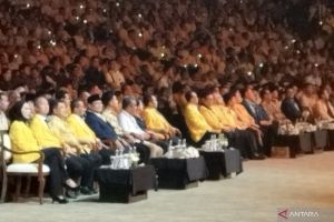 Waketum Gerindra Sugiono turut hadiri Puncak HUT Ke-60 Golkar