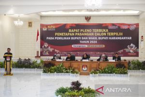 Paslon terpilih pada Pilkada Karanganyar tak hadiri penetapan