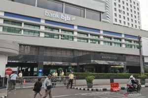 Kantor Pusat BJB terlihat normal seiring kabar penggeledahan KPK