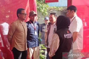 Wamendagri tinjau dua titik TPS PSU Pilkada Banjarbaru