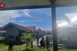 Lapas Nabire kelas IIB tegang saat olah TKP kaburnya tiga napi KKB