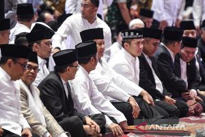 Presiden Prabowo Subianto Shalat Idul Adha di Masjid Istiqlal
