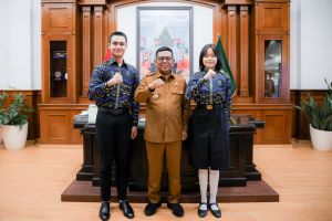 Gubernur Banten lepas dua siswa untuk tugas Paskibraka nasional