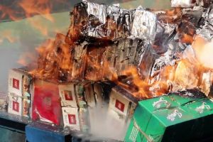 DJBC Aceh musnahkan 248 ribu batang rokok ilegal asal luar negeri